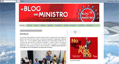 Desktop Screenshot of elblogdelministro.com