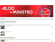 Tablet Screenshot of elblogdelministro.com